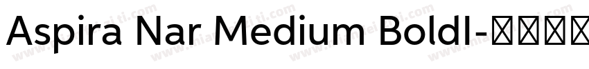 Aspira Nar Medium BoldI字体转换
